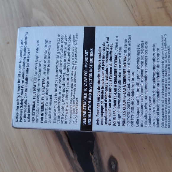 Watts 100xl t&p valve - Picture 3 of 5